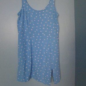 PacSun Blue Daisy Print Mini Dress